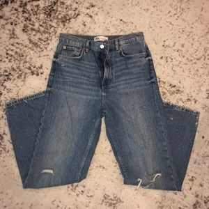 Zara distressed jeans